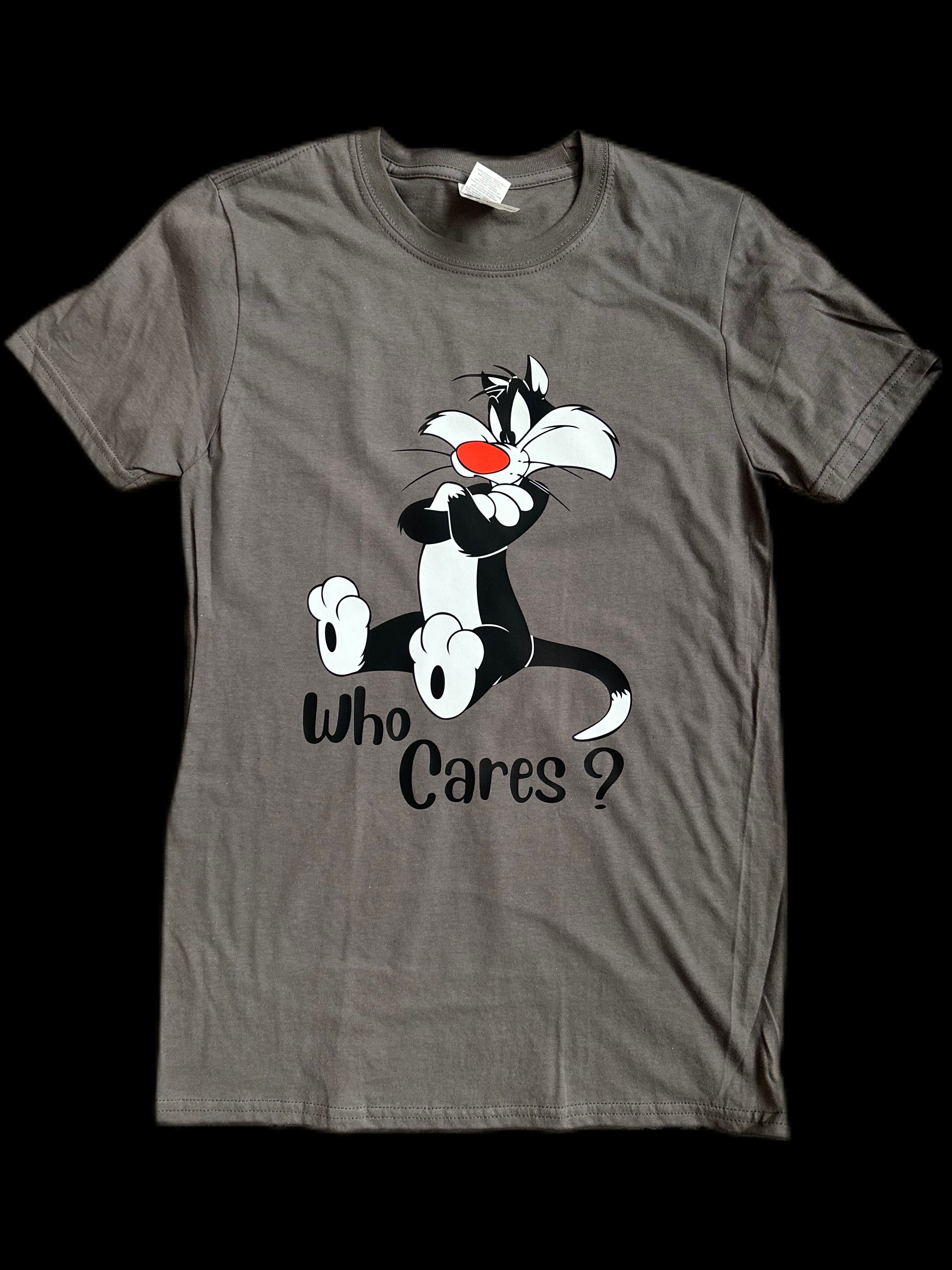 Sylvester Cat 'Who Cares?' T-Shirt