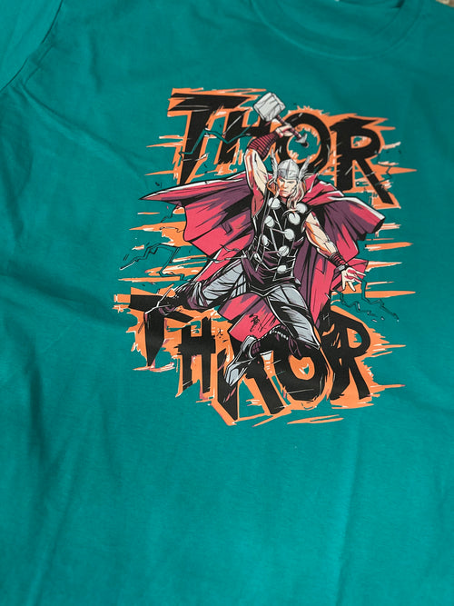 Thor God of Thunder T-shirt close up