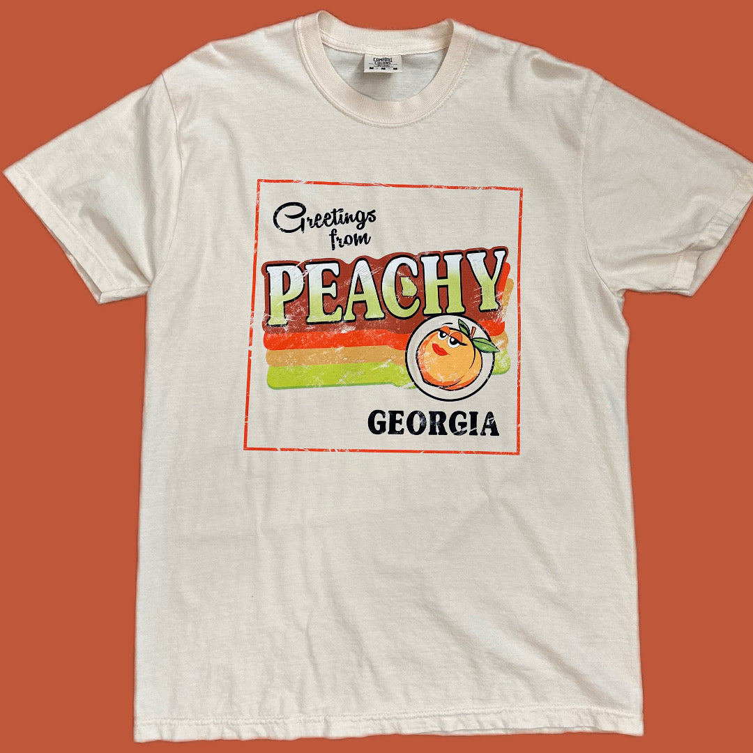Greetings From Peachy Georgia T-shirt