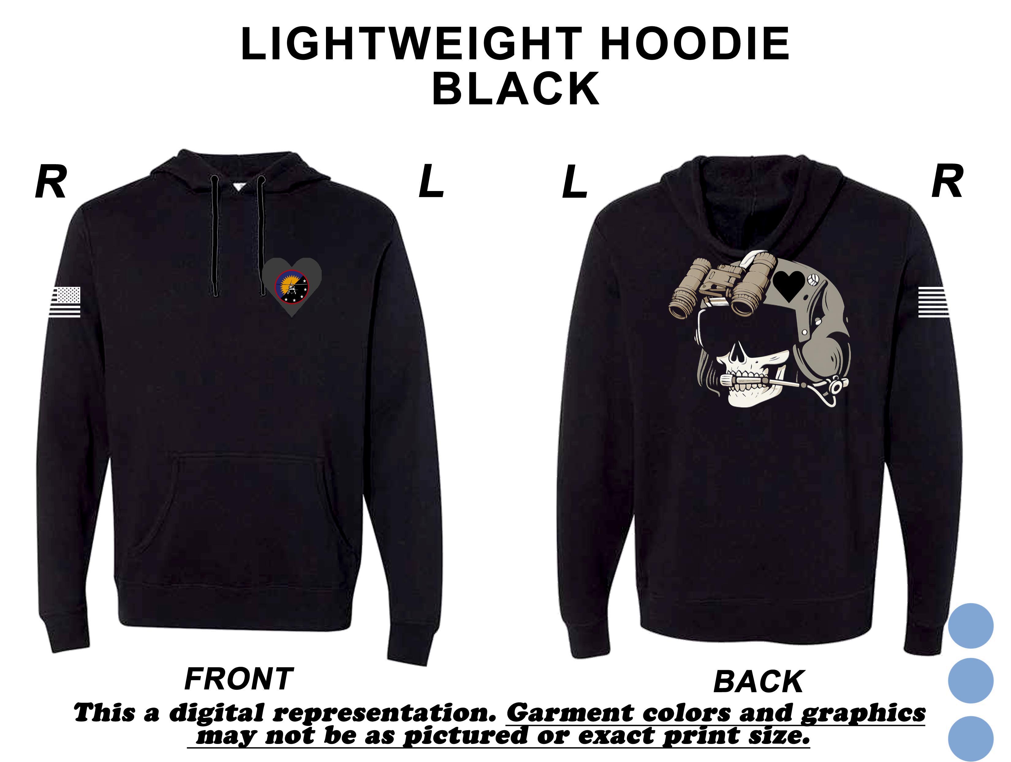 Lightweight Hoodie Black