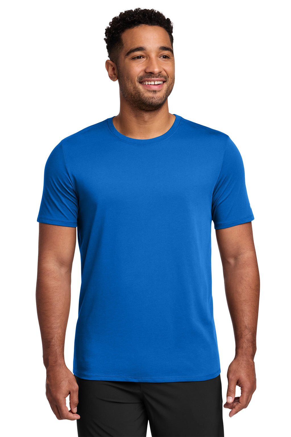 Nike NKBQ5231 Dri-FIT Cotton/Poly Tee in Game Royal