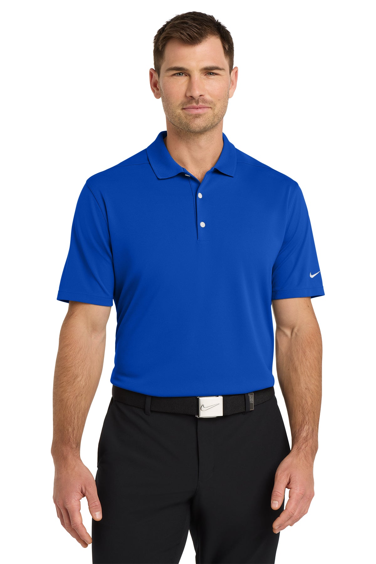 Nike NKDC1963 Dri-FIT Micro Pique 2.0 Polo in Game Royal
