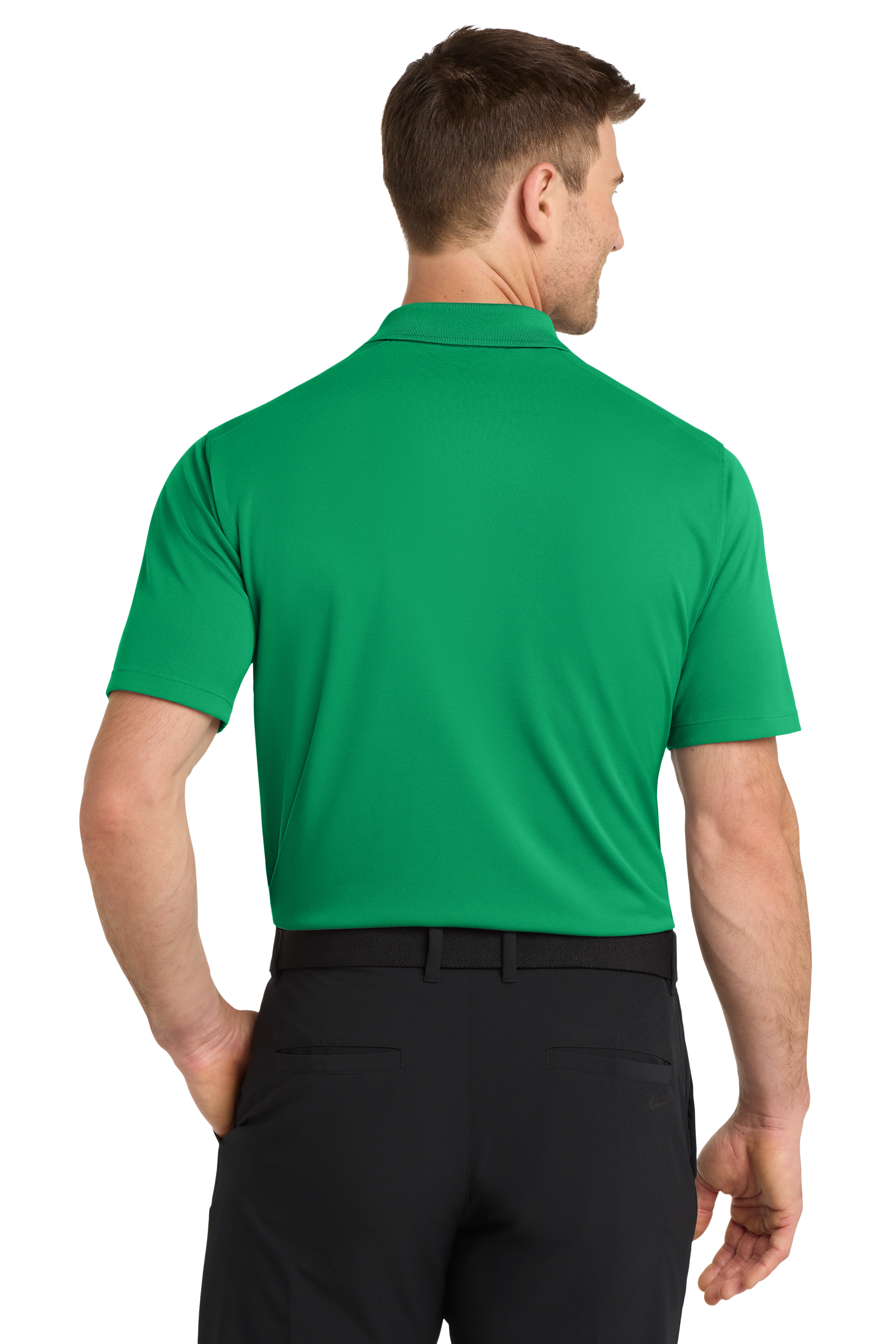 Nike Lucid Green Polo Back View