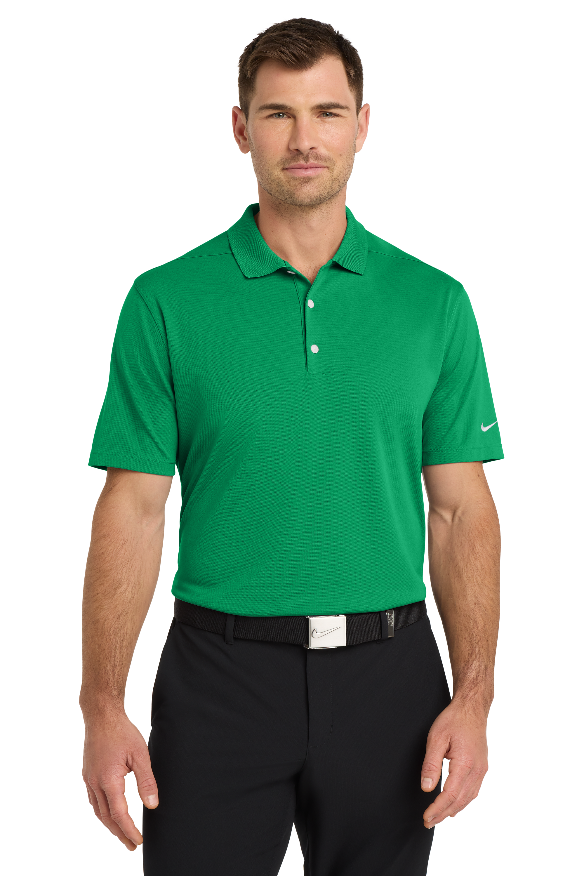 Nike Lucid Green Polo Front View
