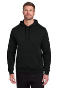 Nike NKDR1499 Club Fleece Sleeve Swoosh Pullover Hoodie in Black