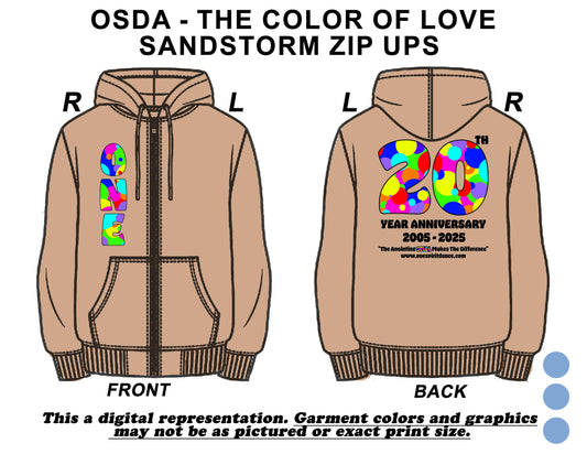 Adult Zip Hoodie | THE COLOR OF LOVE