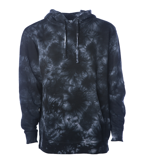 Independent Trading Co. Tie Dye Pullover Hoodie, 9 oz Midweight PRM4500TD
