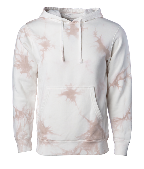 Independent Trading Co. Tie Dye Pullover Hoodie, 9 oz Midweight PRM4500TD