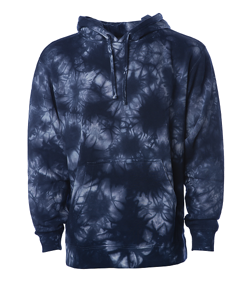 Independent Trading Co. Tie Dye Pullover Hoodie, 9 oz Midweight PRM4500TD