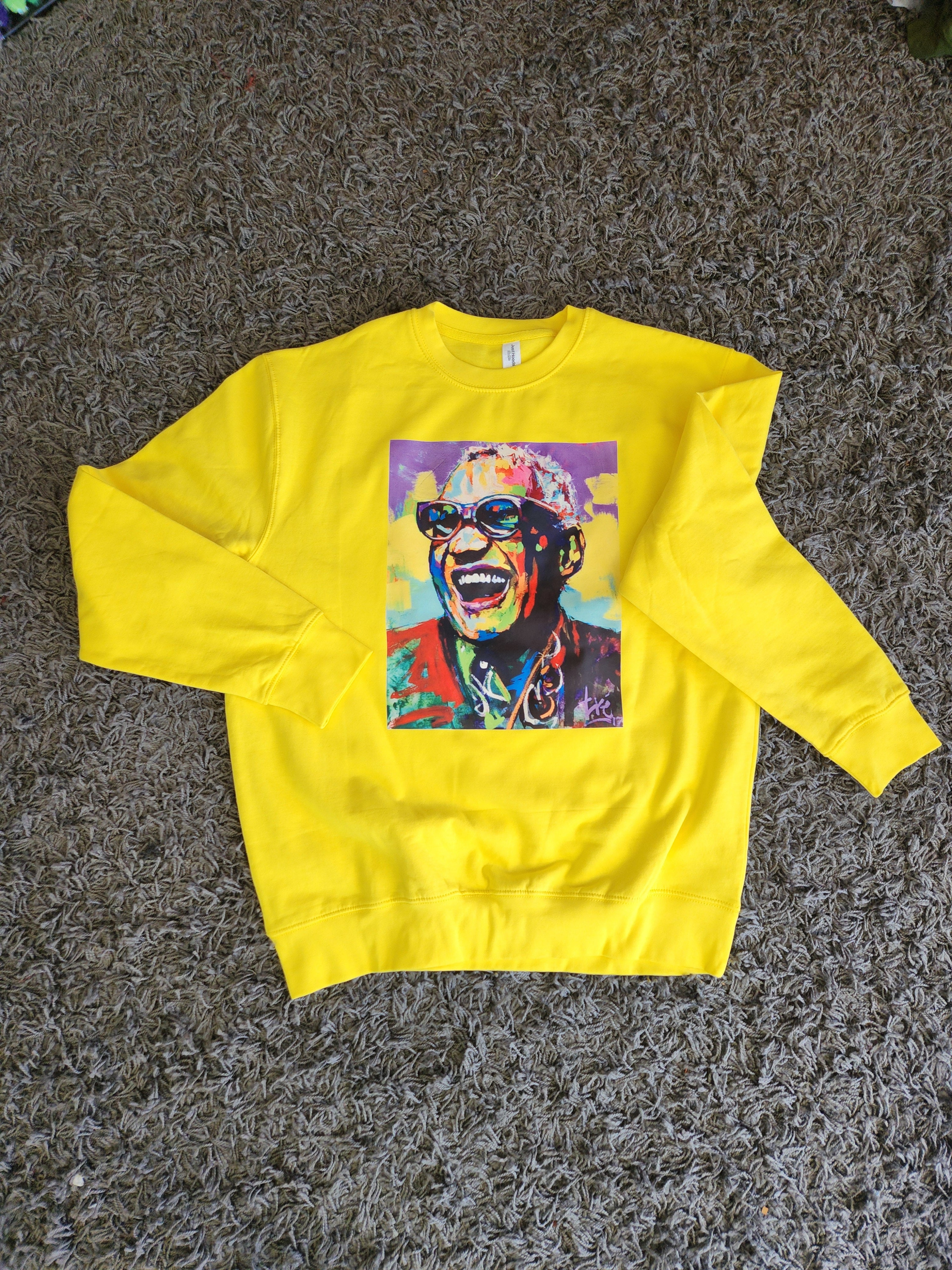 Yellow Ray Charles Sweatshirt