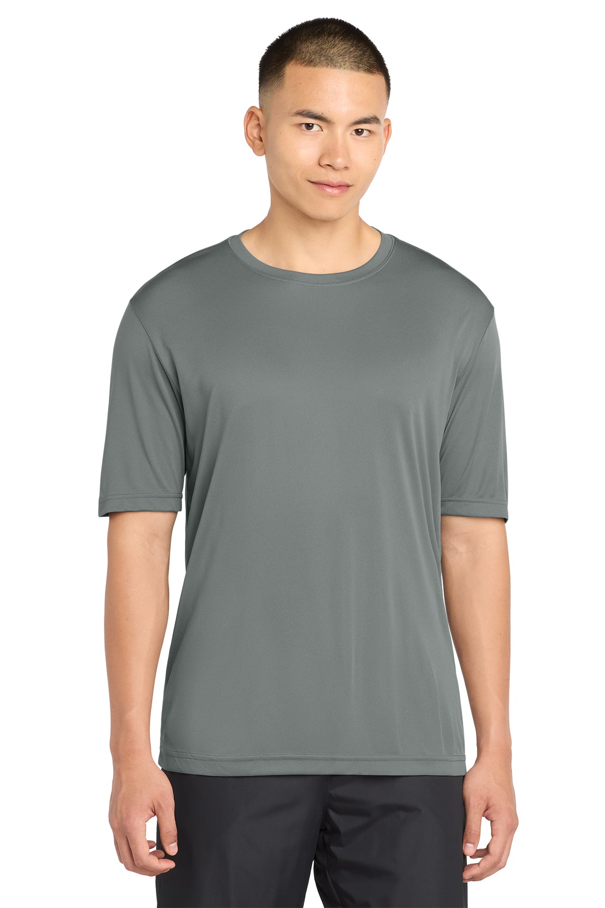Sport-Tek ST350 PosiCharge Competitor Tee in Grey Concrete