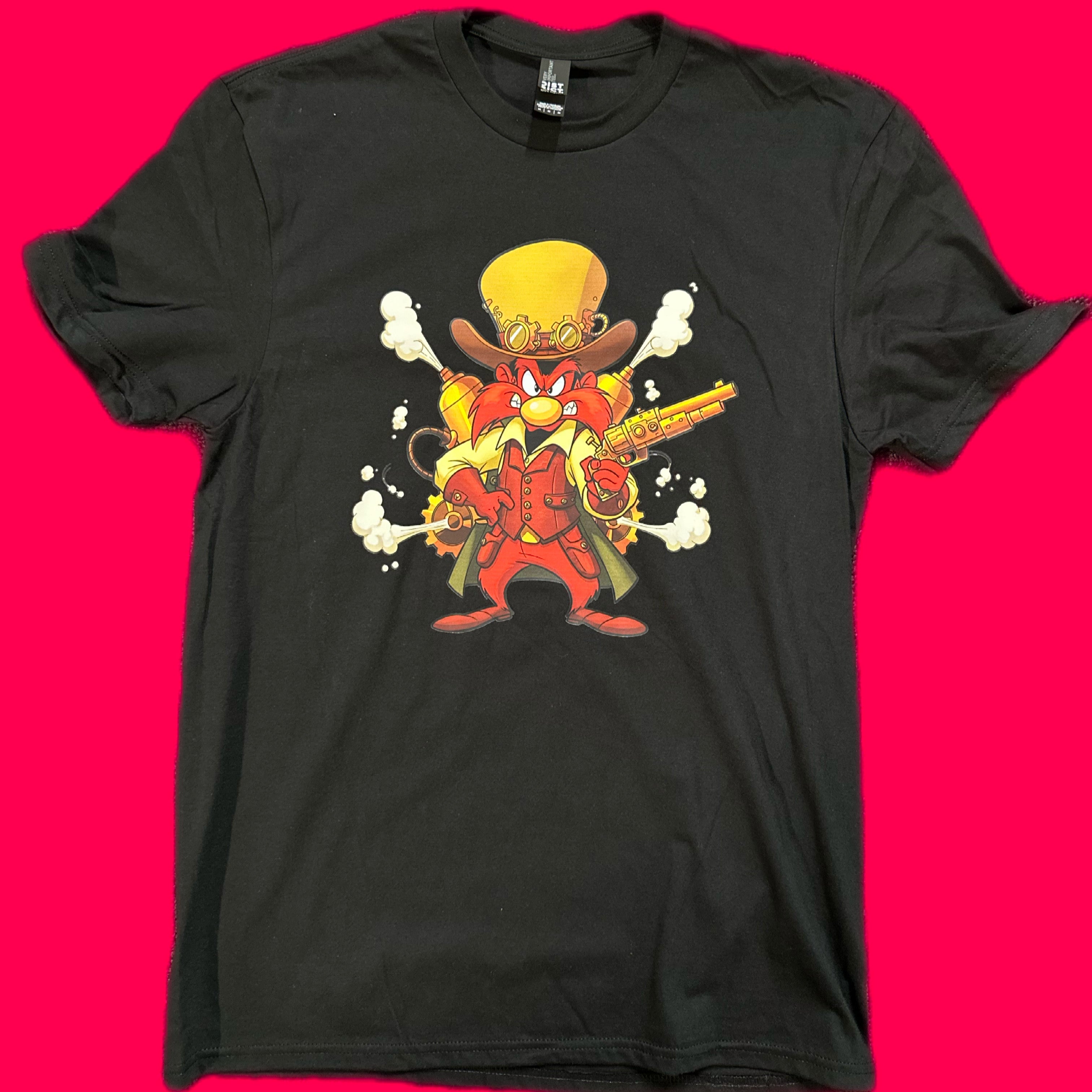 Angry Yosemite Sam black t-shirt