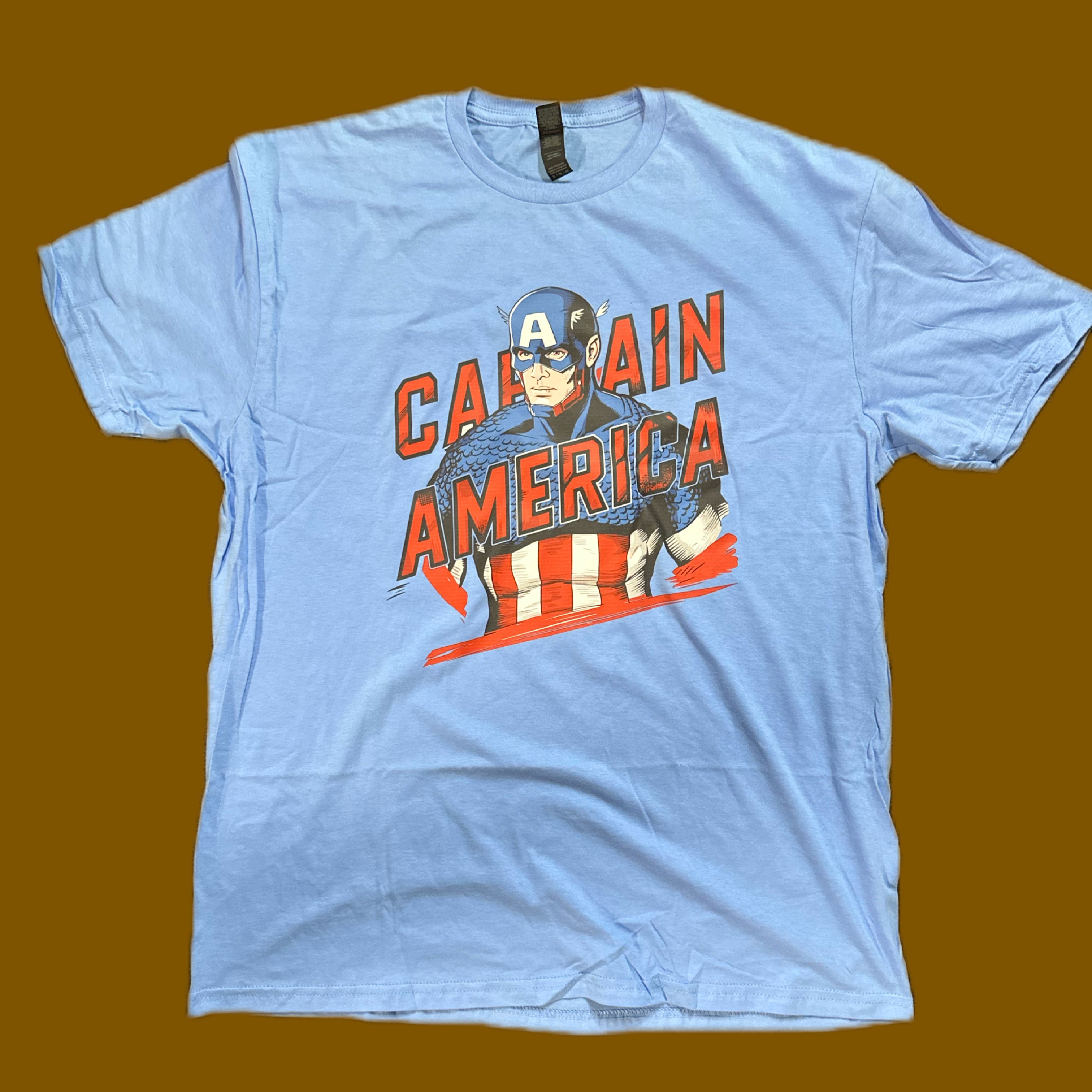 Captain America light blue t-shirt