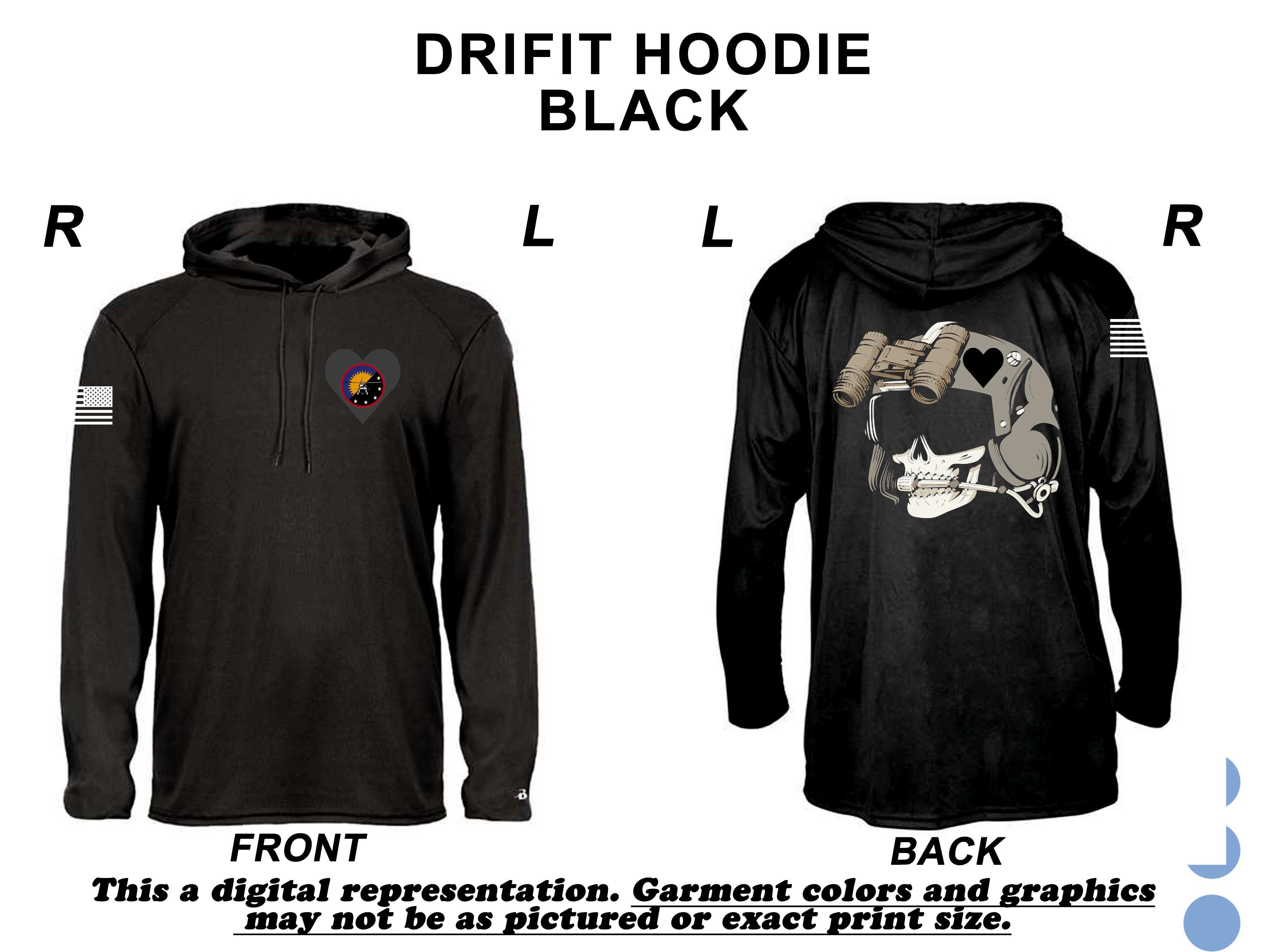 Dri-fit Hoodie Black
