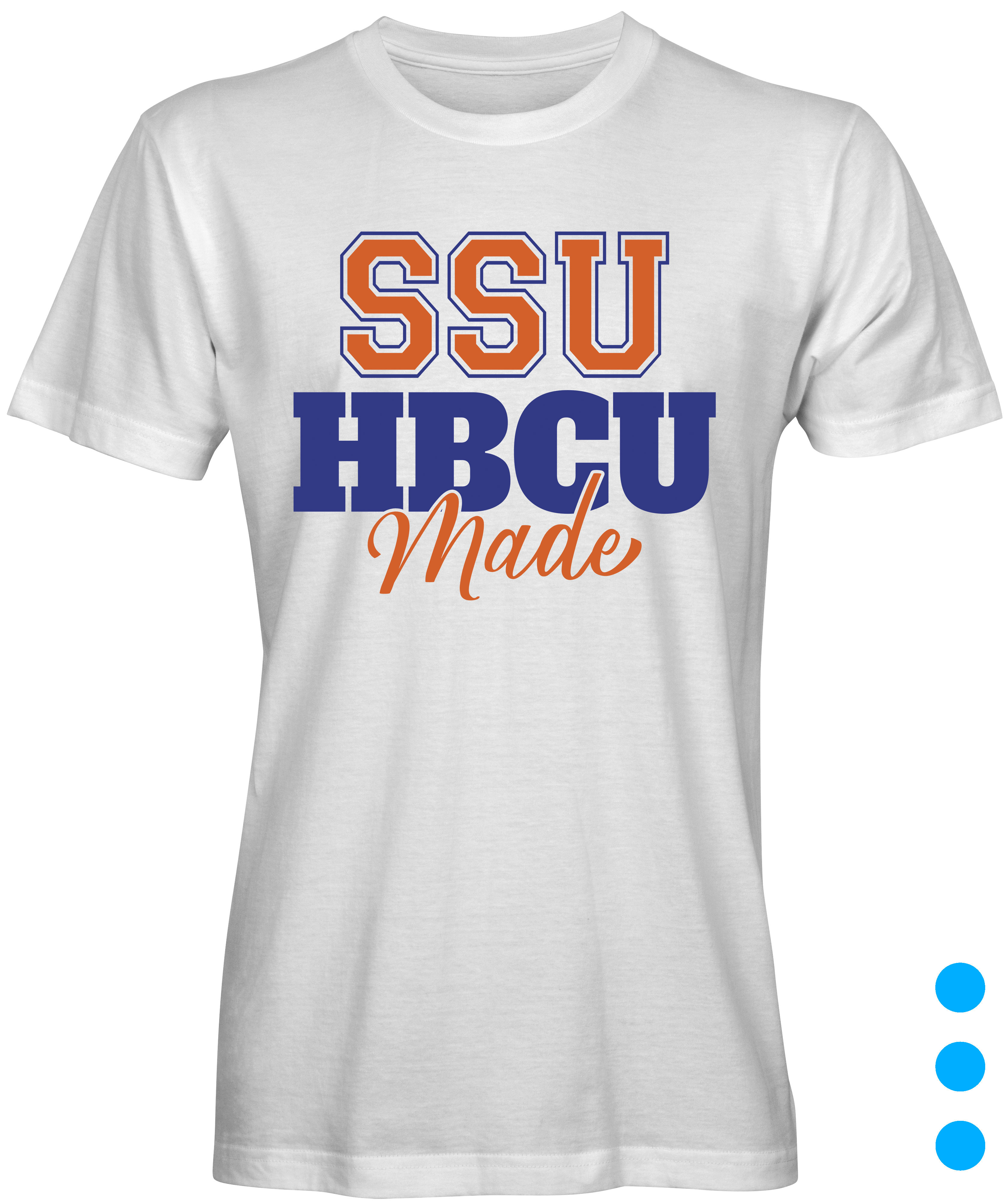 White SSU HBCU Made T-shirt