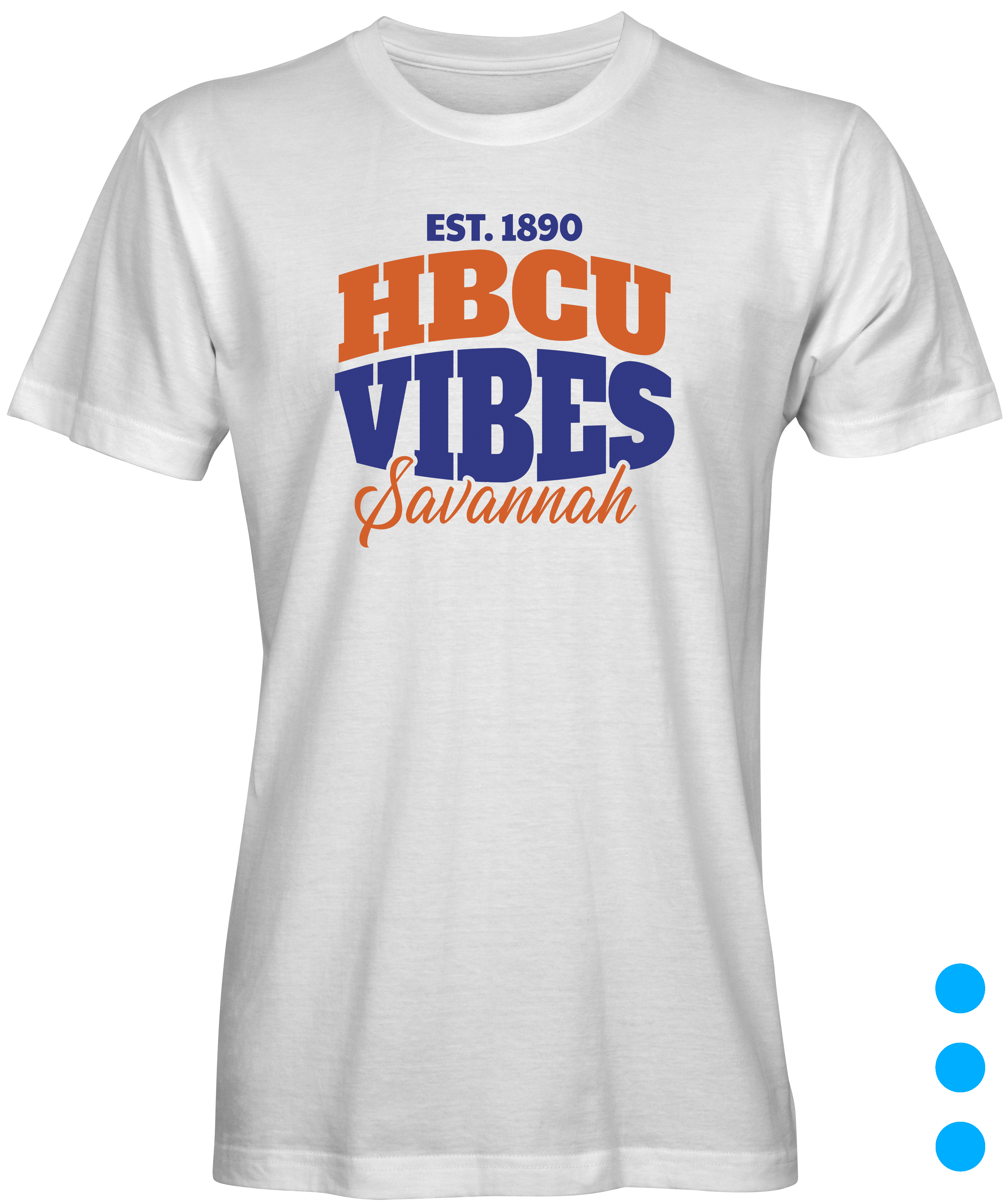 White HCBU Vibes t-shirt
