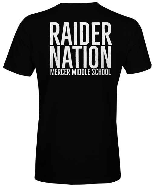 Mercer School Spirit Wear Adult Raider S.P.A.C.E  Crew