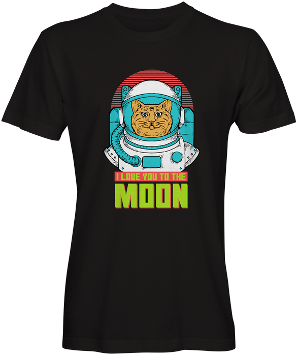 I love You To The Moon Cat Lovers T-shirts