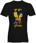 No New Friends Bart Simpson T-shirt