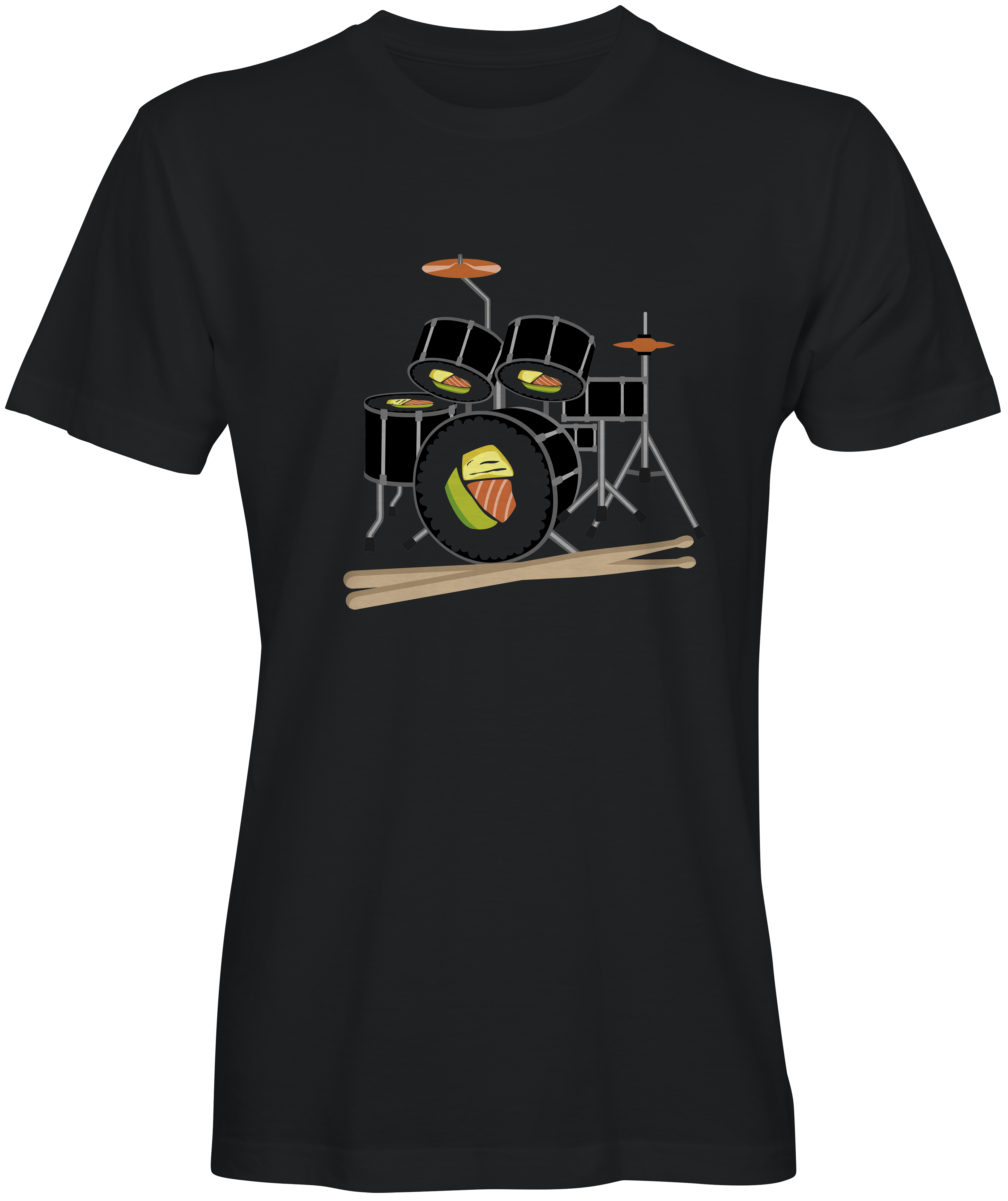 Sushi Drums Set Inspired Design T-shirts
