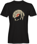  Vinyl Record Wolf Scene Inspired T-shirts
