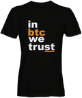 In BTC we trust t-shirt