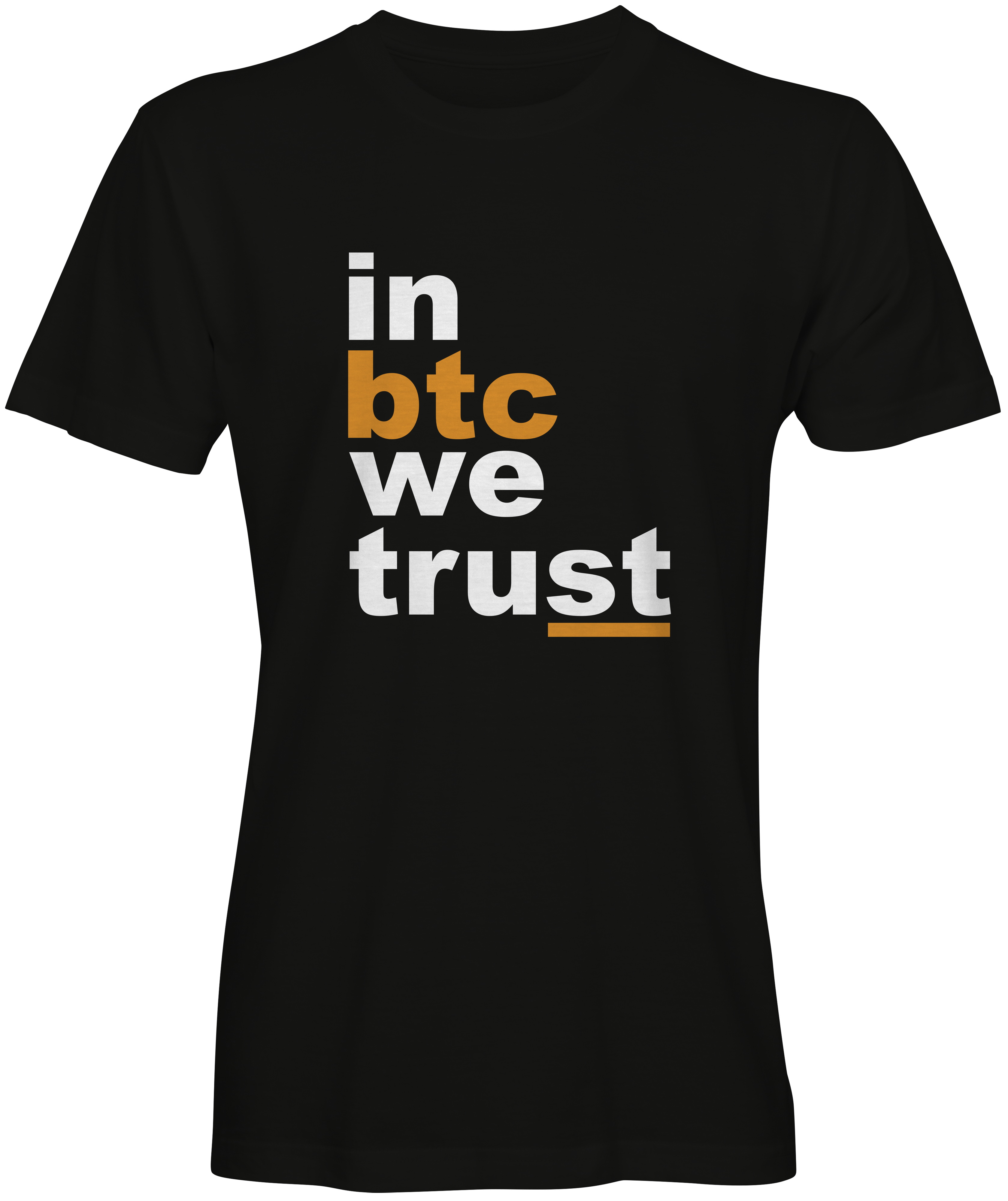 In BTC we trust t-shirt
