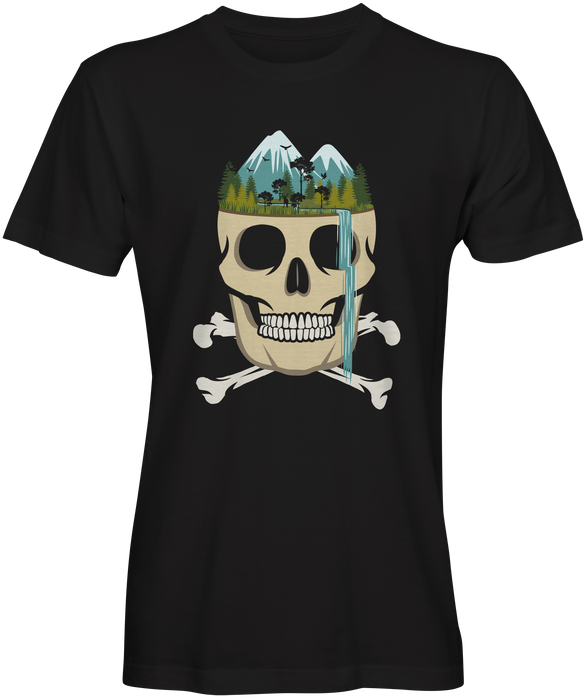 Skull Waterfall Inspired T-shirts