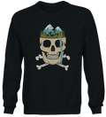 Skull Waterfall Design Sweatshirt