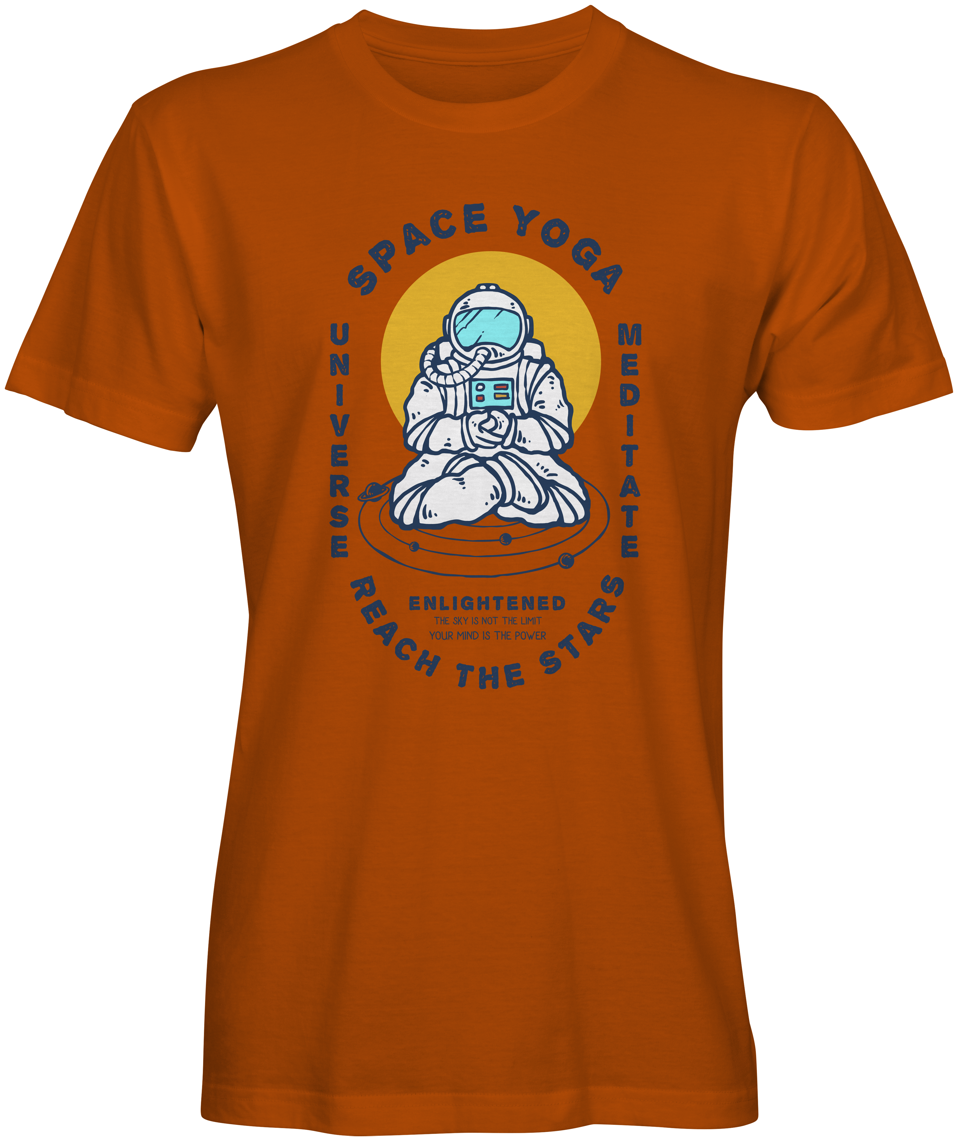 Space Yoga Inspired T-shirts