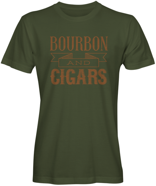 Bourbon and Cigars Inspired T-shirts