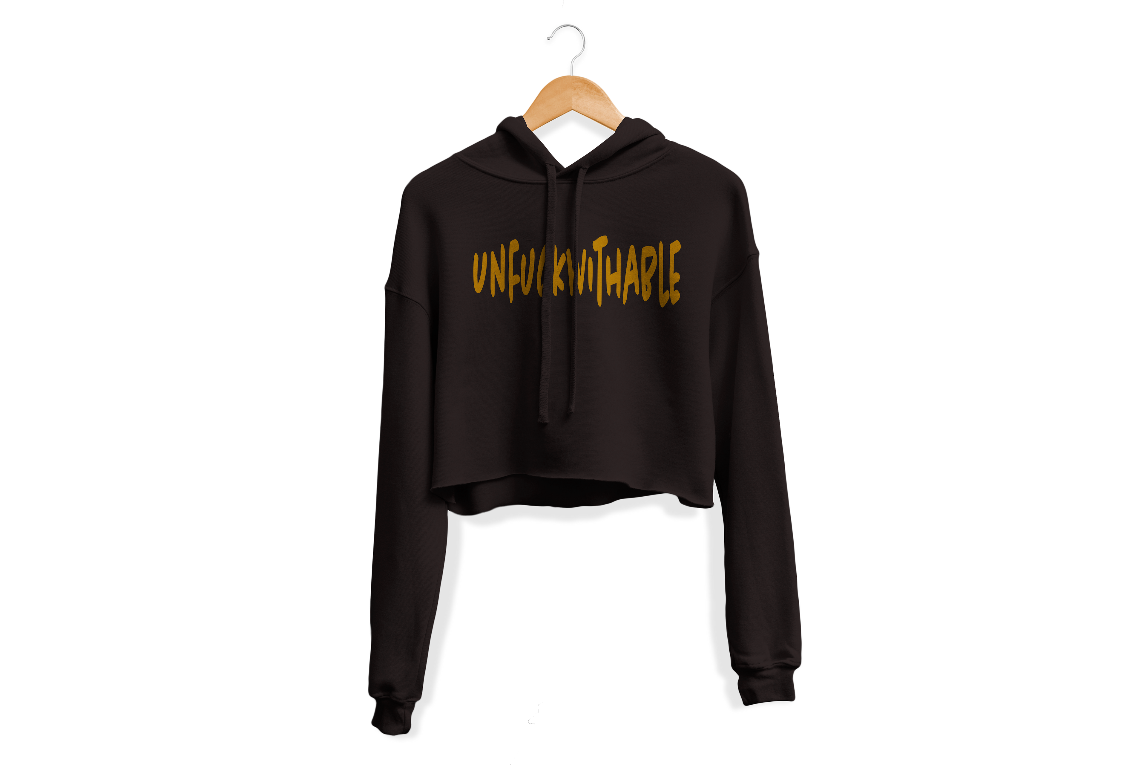 Unfuckwithable Woman's Crop Hoodie 