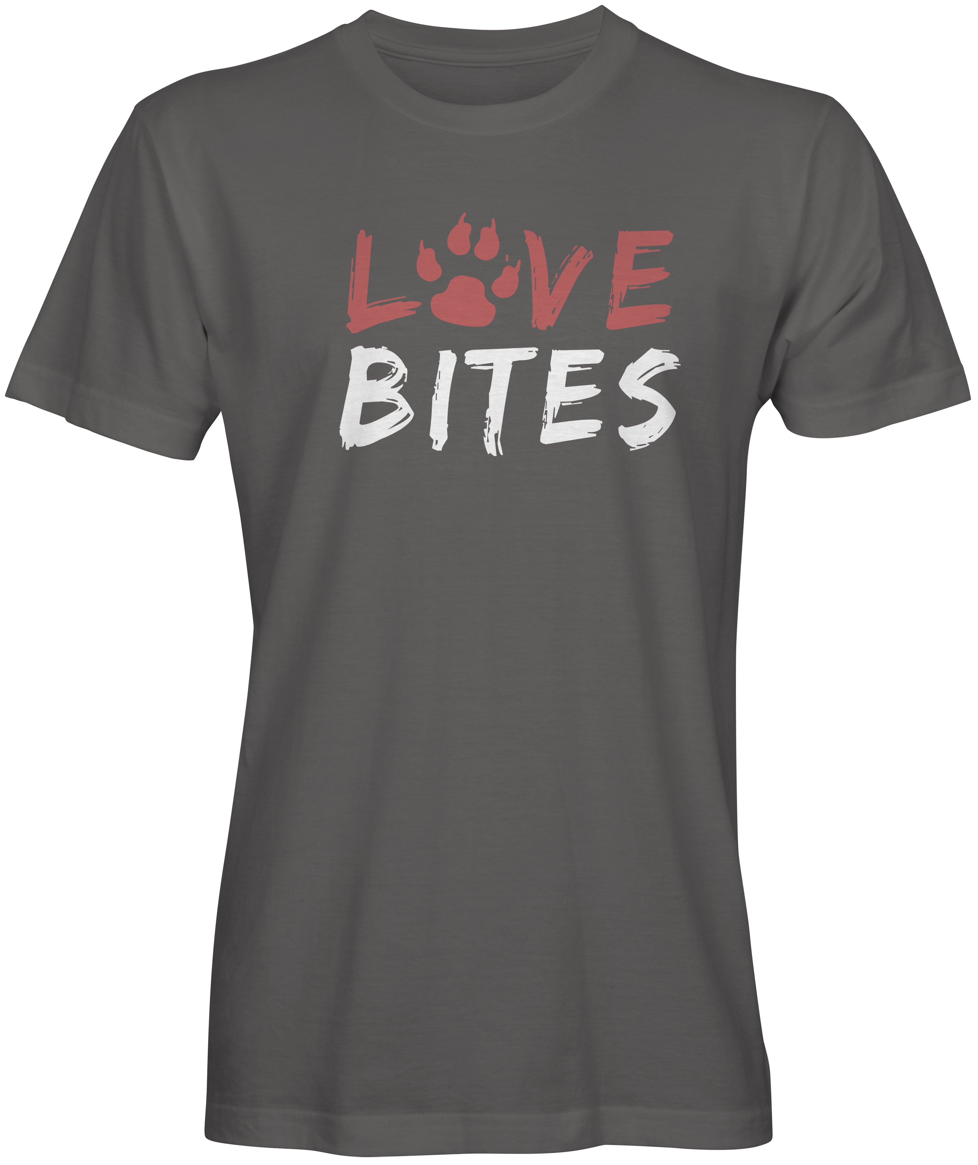 Dark Grey Love Bites Pet Lovers T-shirt