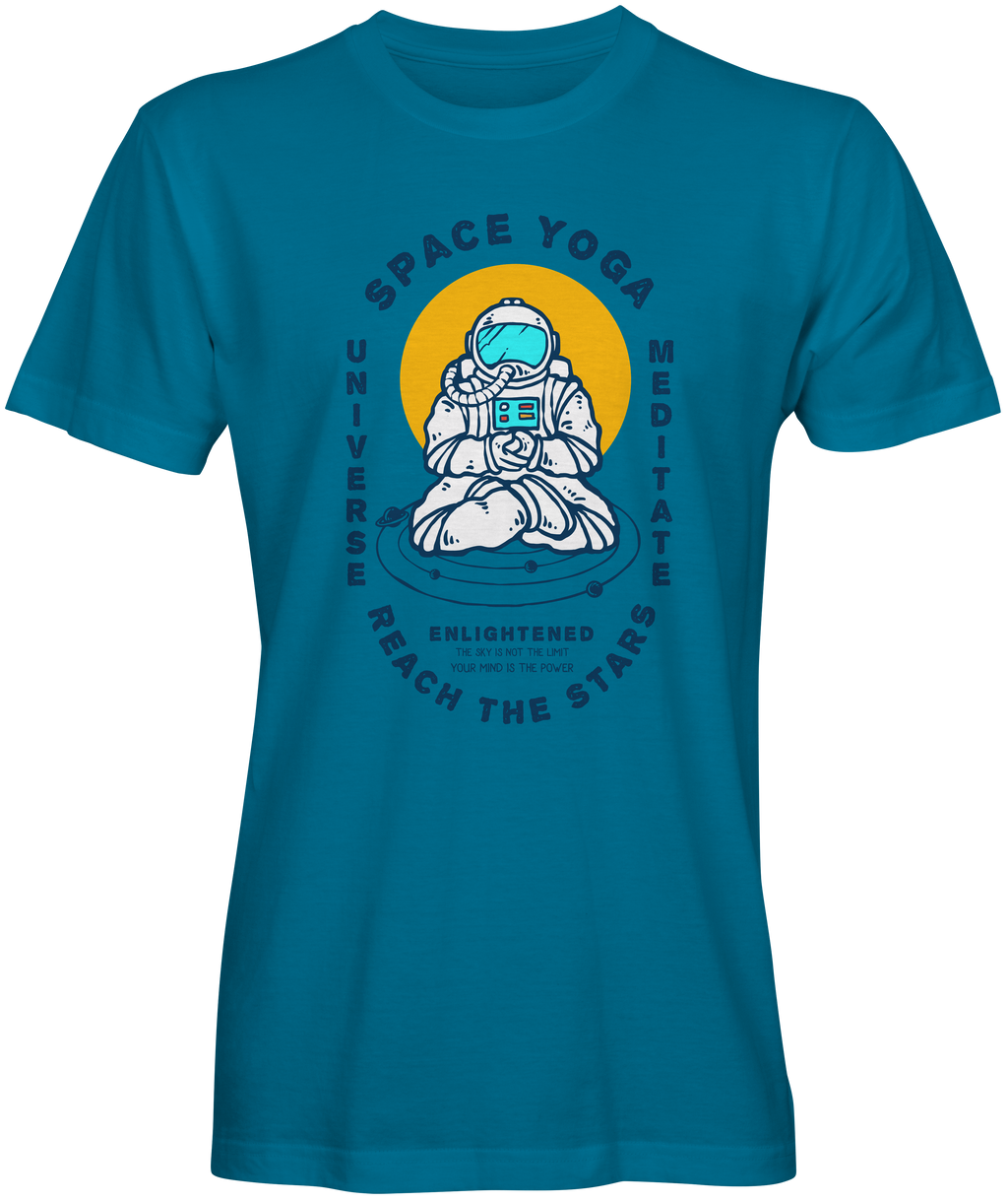 Space Yoga Inspired T-shirts