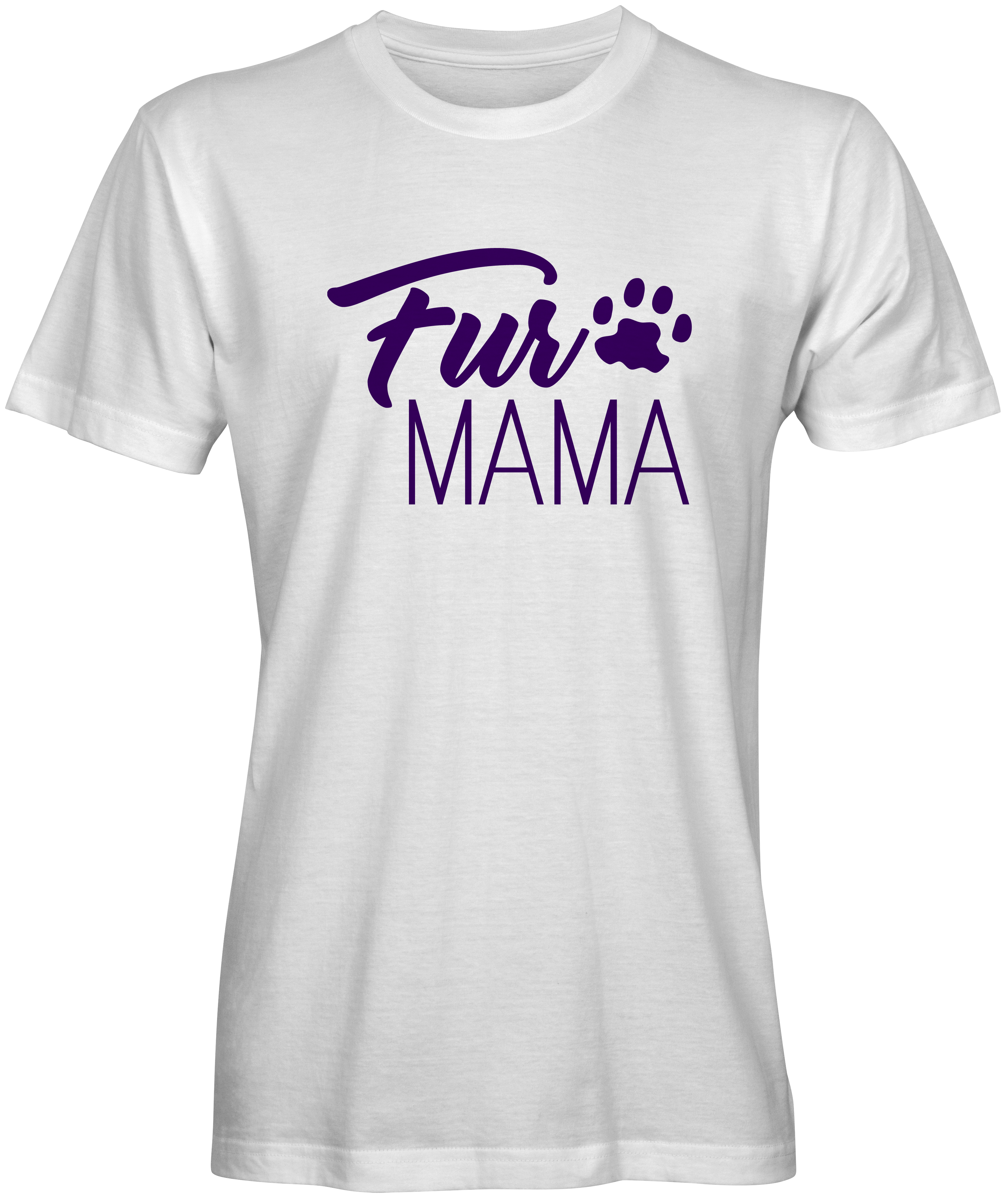 Fur Mama Pet Lover T-shirt white