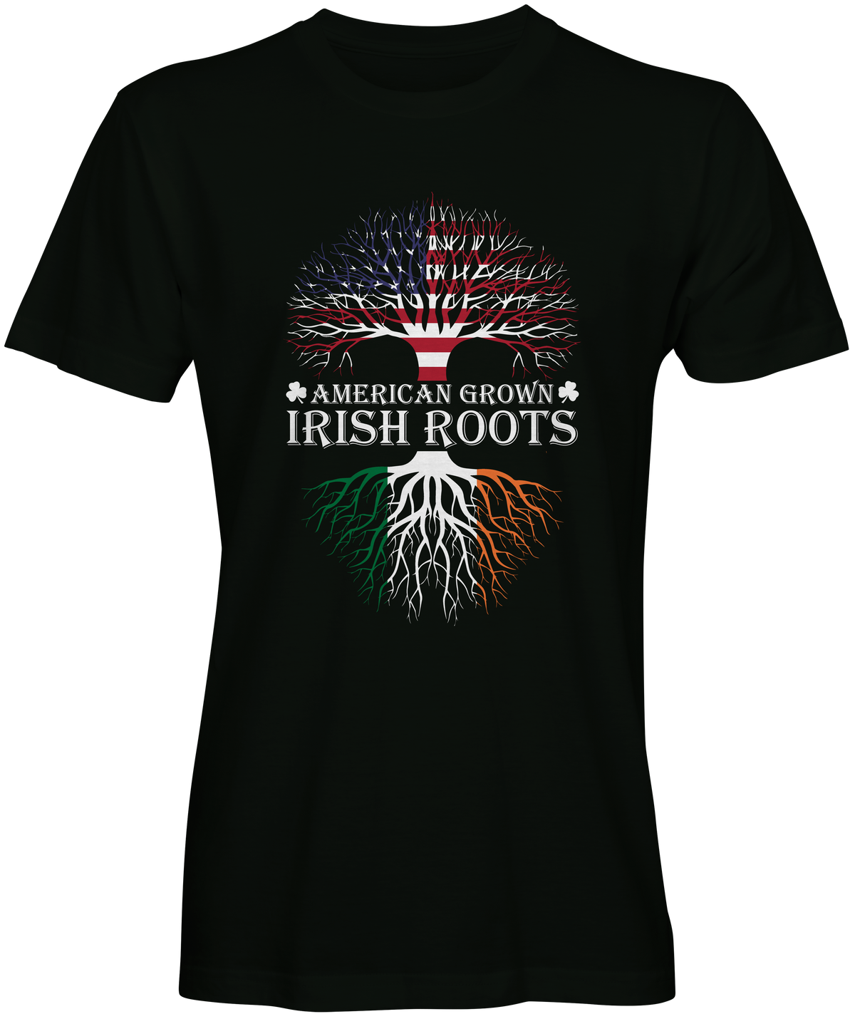 Black American Grown Irish Roots T-shirt