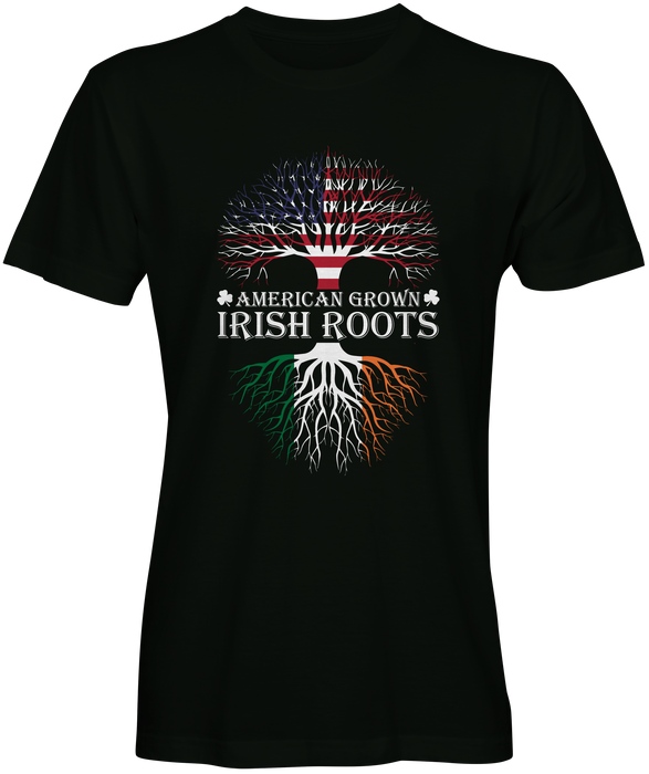 American Grown Irish Roots T-shirts 