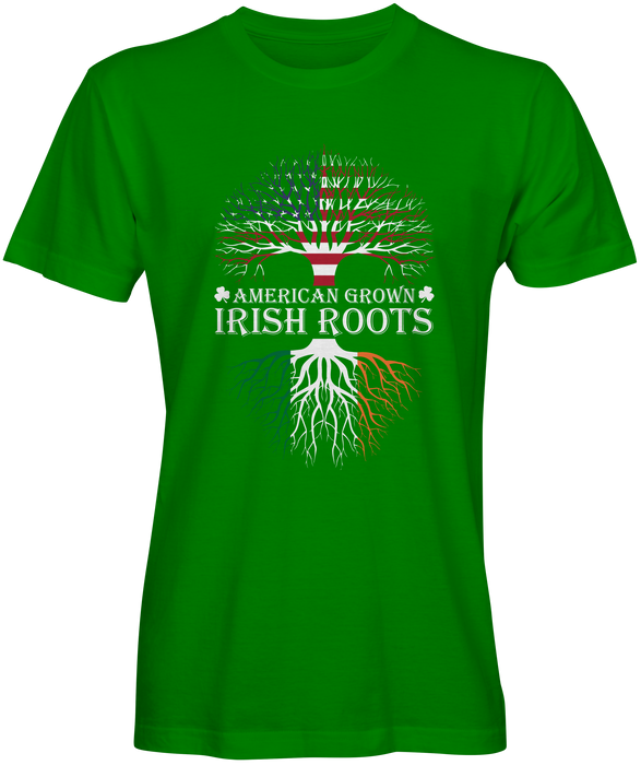 American Grown Irish Roots T-shirts 