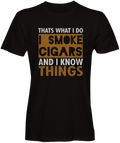 I Smoke cigars statement T-shirt