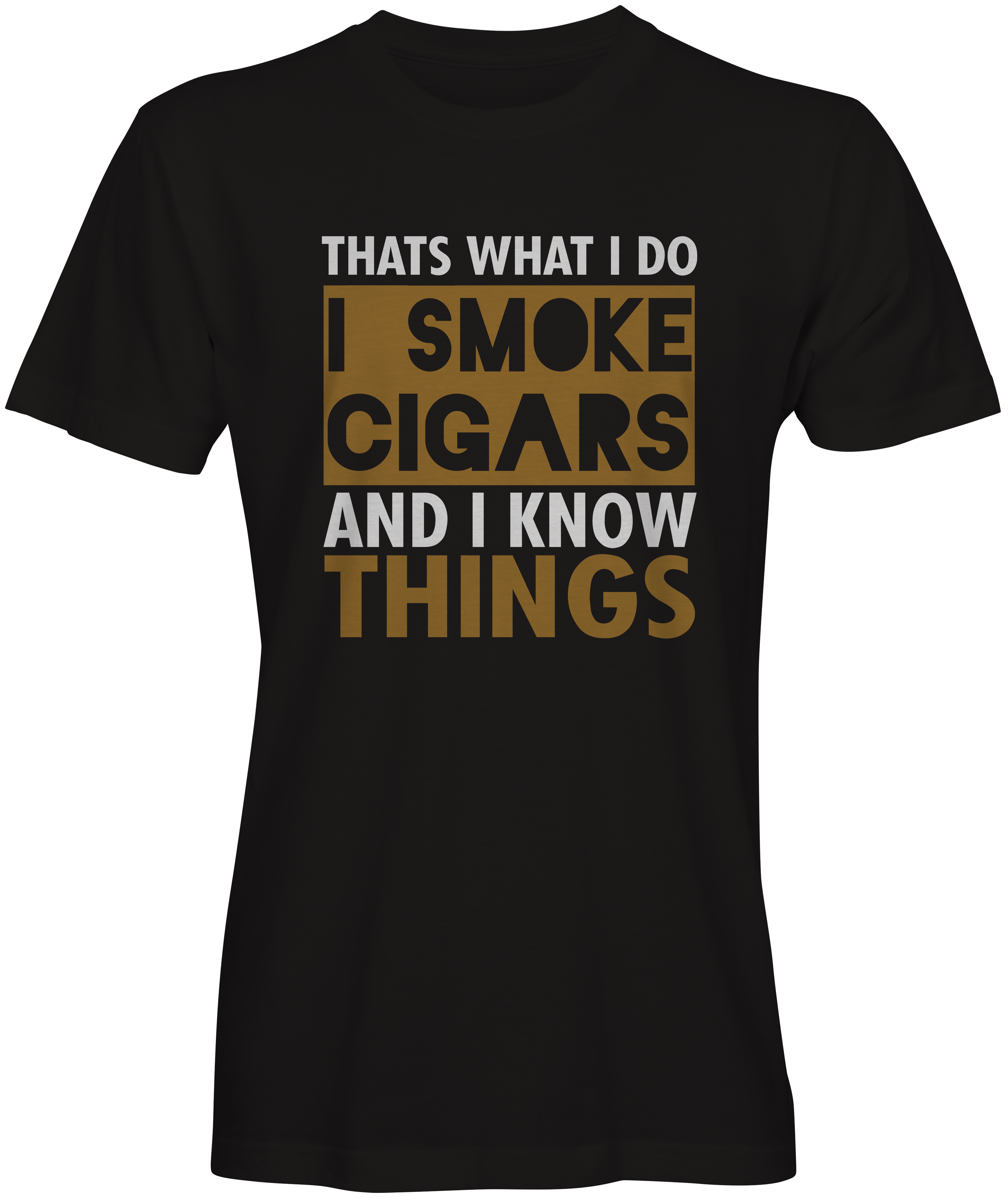 I Smoke cigars statement T-shirt