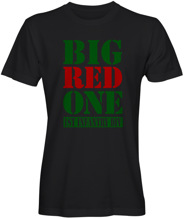 Big Red One 1st Infantry Division Military T-shirts 