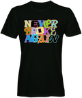Black Colorful Never Broke Again T-Shirt