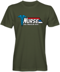 Nurse True American Hero Unisex T-shirt Olive Green