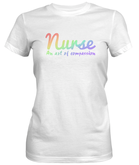 Nurse An Act of Compassion Ladies T-shirt