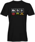 Black Periodic Table Symbol for Mother t-shirt