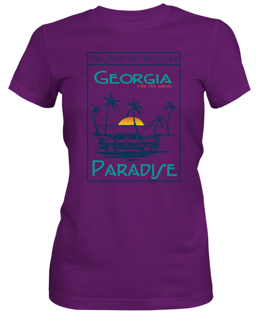 Savannah Georgia Paradise Ladies T-shirts
