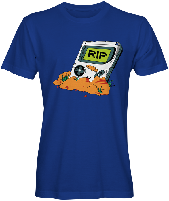 rip game boy Royal Blue unisex T-shirt