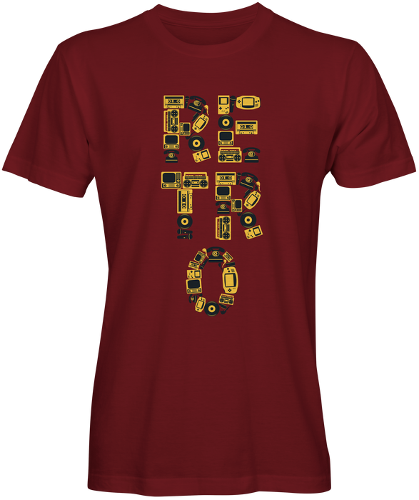 Throwback Retro Audio Design T-shirts