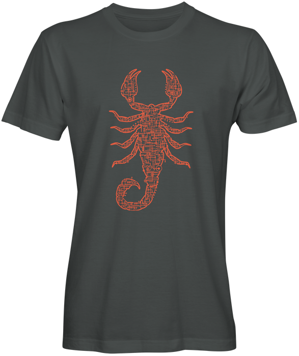 Scorpion Sketched Inspired T-shirts