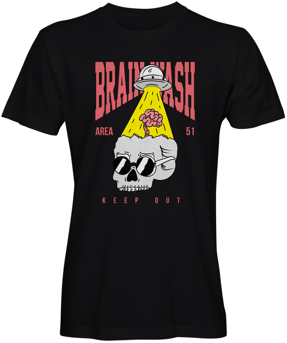 Brainwash Area 51 Keep Out T-shirt for Sale